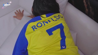 فيلم نيك كس لاتينيه مرتديه قميص النصر لكريستيانو رونالدو