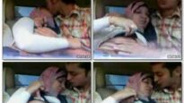 فيلم شاب مصري ماسك عشيقته المحجبه في السياراه